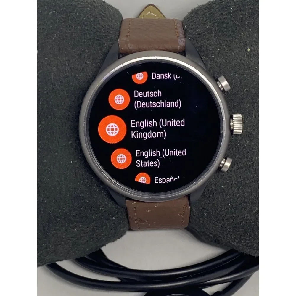 Fossil Gen 4 Authentic Digital Dial Smart Watch Custom Band FTW6024 AB552
